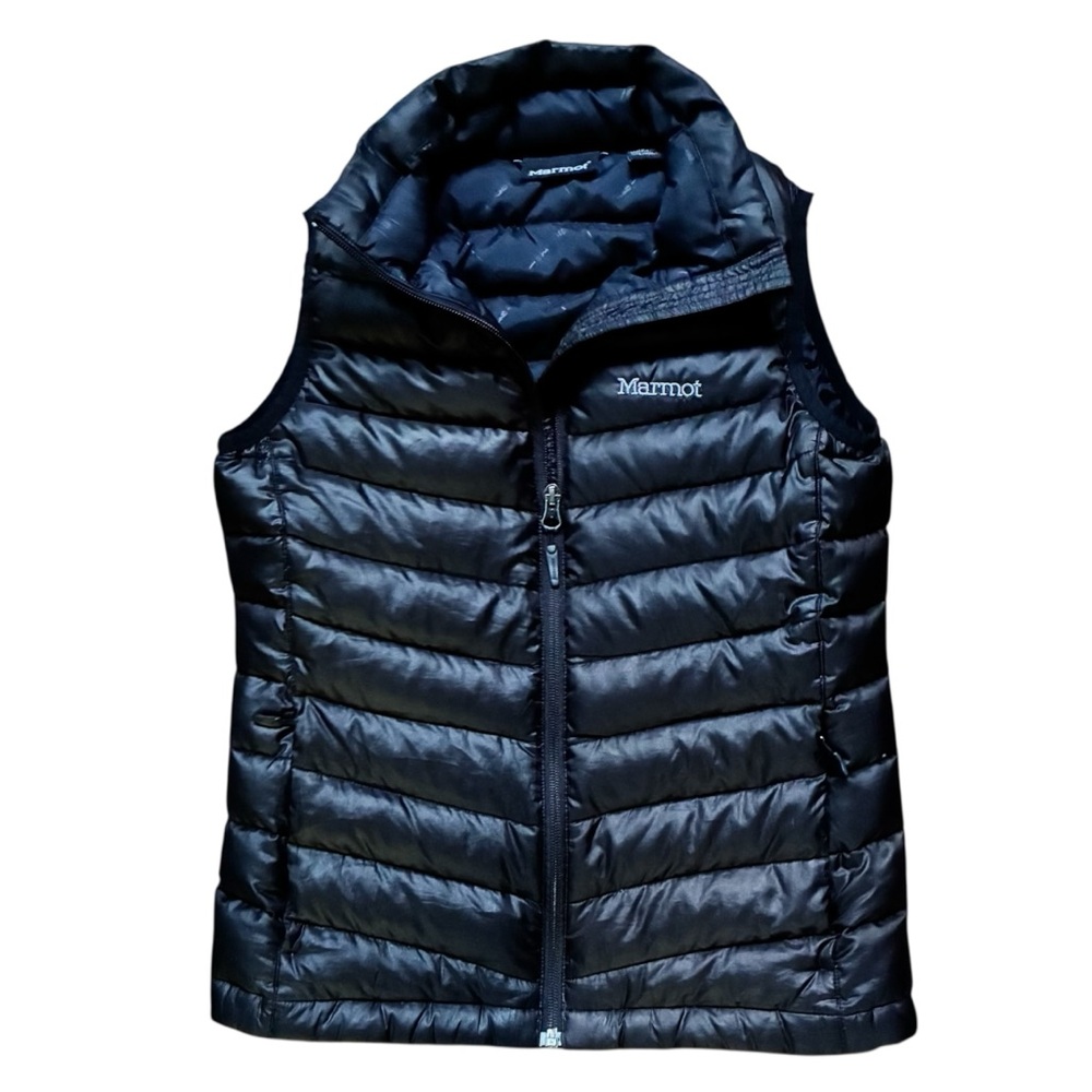 Marmot 800-Fill Down Vest Men’s XS Black Puffer Style 73840 Vintage